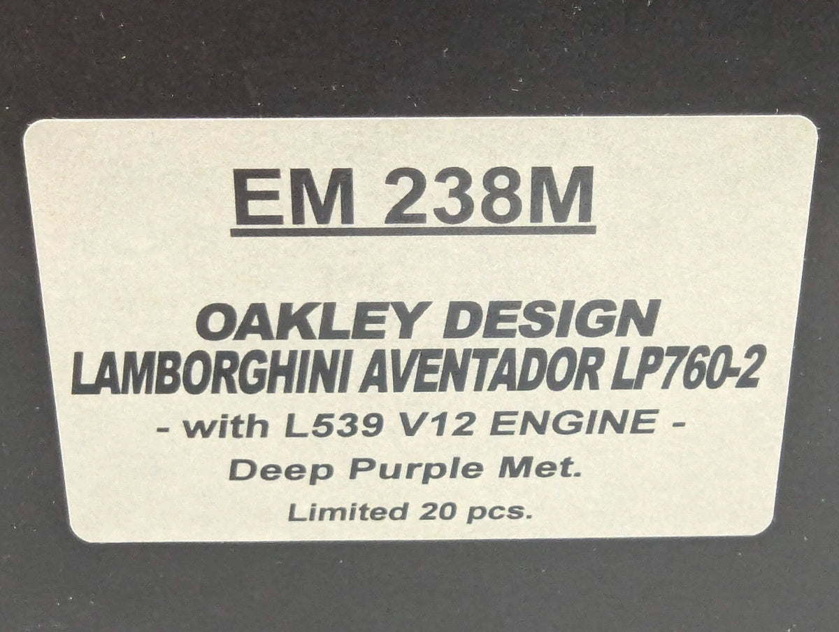 Eidolon Make Up 1:43 Lamborghini Aventador LP760-2 Engine Set Oakley 20 Pcs. OVP