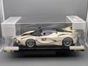 Modellautos 1:12 BBR Ferrari FXX-K Car #10 Fuji White Matt Ltd 05/10 Vitrine OVP