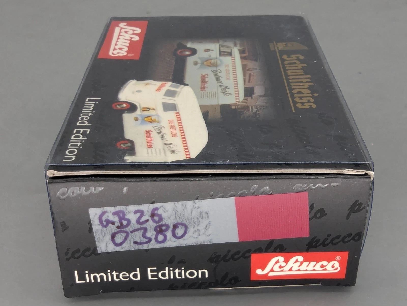 Modellautos 1:90 Schuco Volkswagen VW T1 Kasten Schultheiss 2005 mit OVP