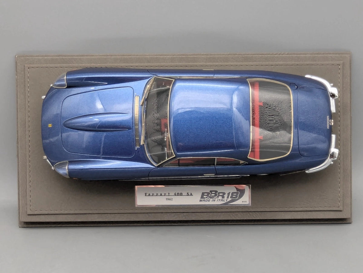 Modellautos 1:18 BBR Ferrari 400 Superamerica 1962 Met. Blue 01/72 Stück mit OVP