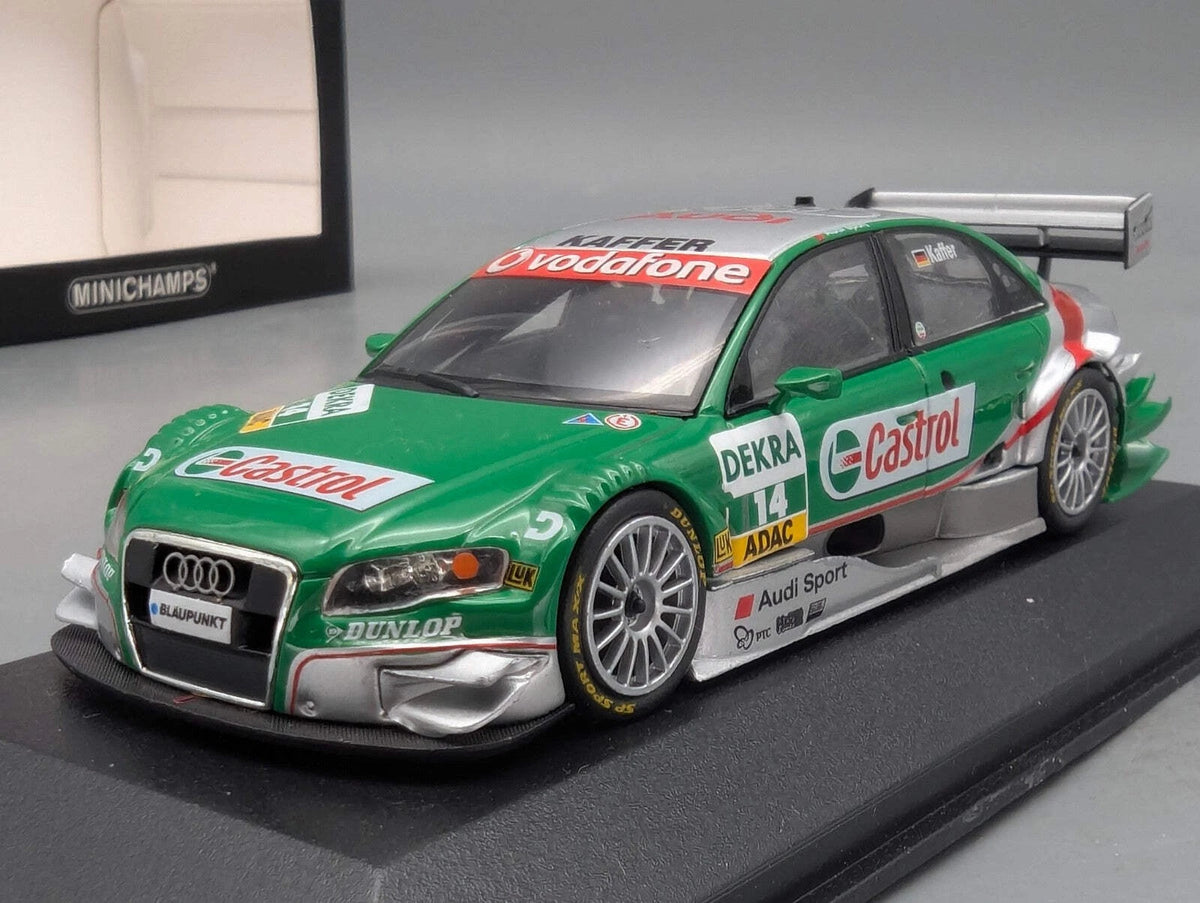 Modellautos 1:43 Minichamps Audi A4 DTM 2004 Kaffer #14 mit OVP