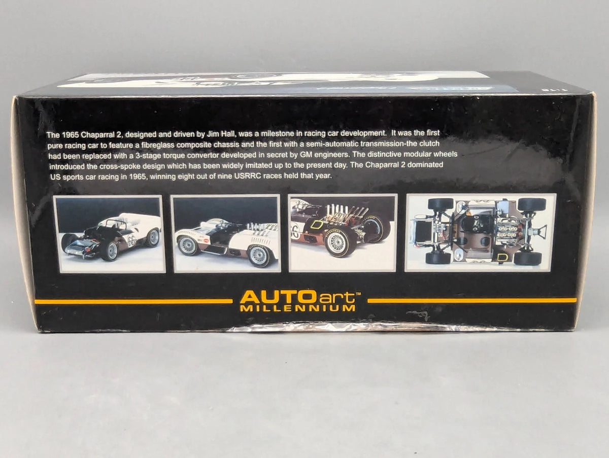 Modellautos 1:18 AUTOart Millenium 86496 Chaparral 2 Sport Race 1965 #66 mit OVP