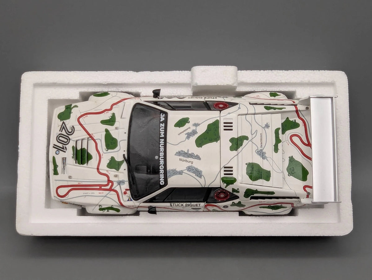 Modellautos 1:18 Minichamps BMW M1 1000KM Nürburgring 1980 #201 Stuck Piquet OVP