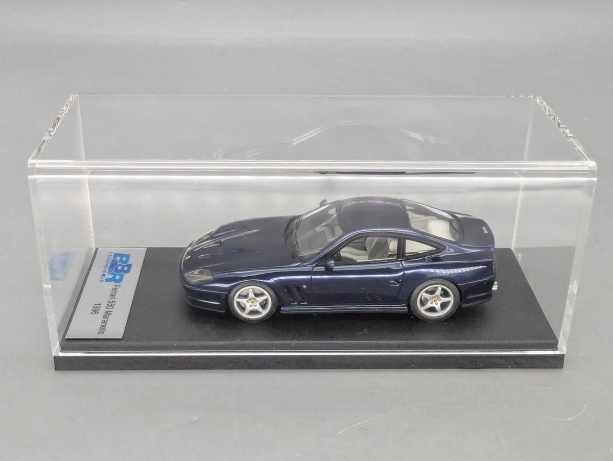 Modellautos 1:43 BBR Ferrari 550 Maranello 1996 Blau Met. mit Vitrine + OVP