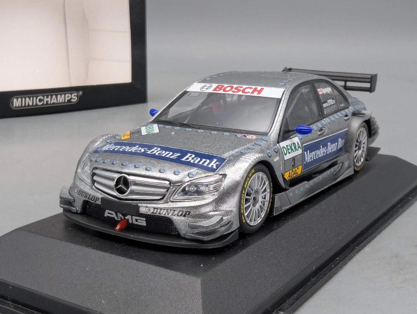 Modellautos 1:43 Minichamps Mercedes Benz C-Klasse DTM 2008 #3 B. Spengler OVP