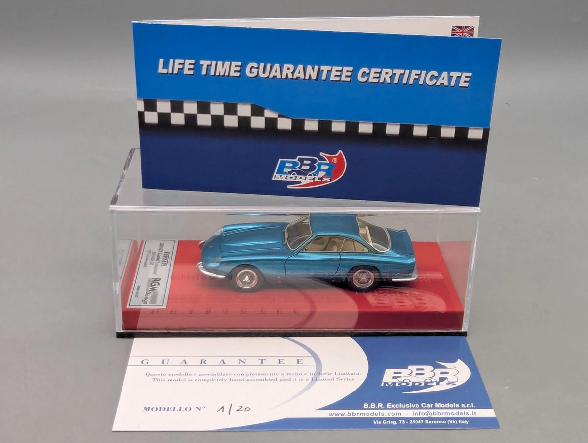 Modellautos 1:43 BBR RGM Ferrari 250 GT Lusso Longnose S/N 4335 Ltd 01/20 in OVP