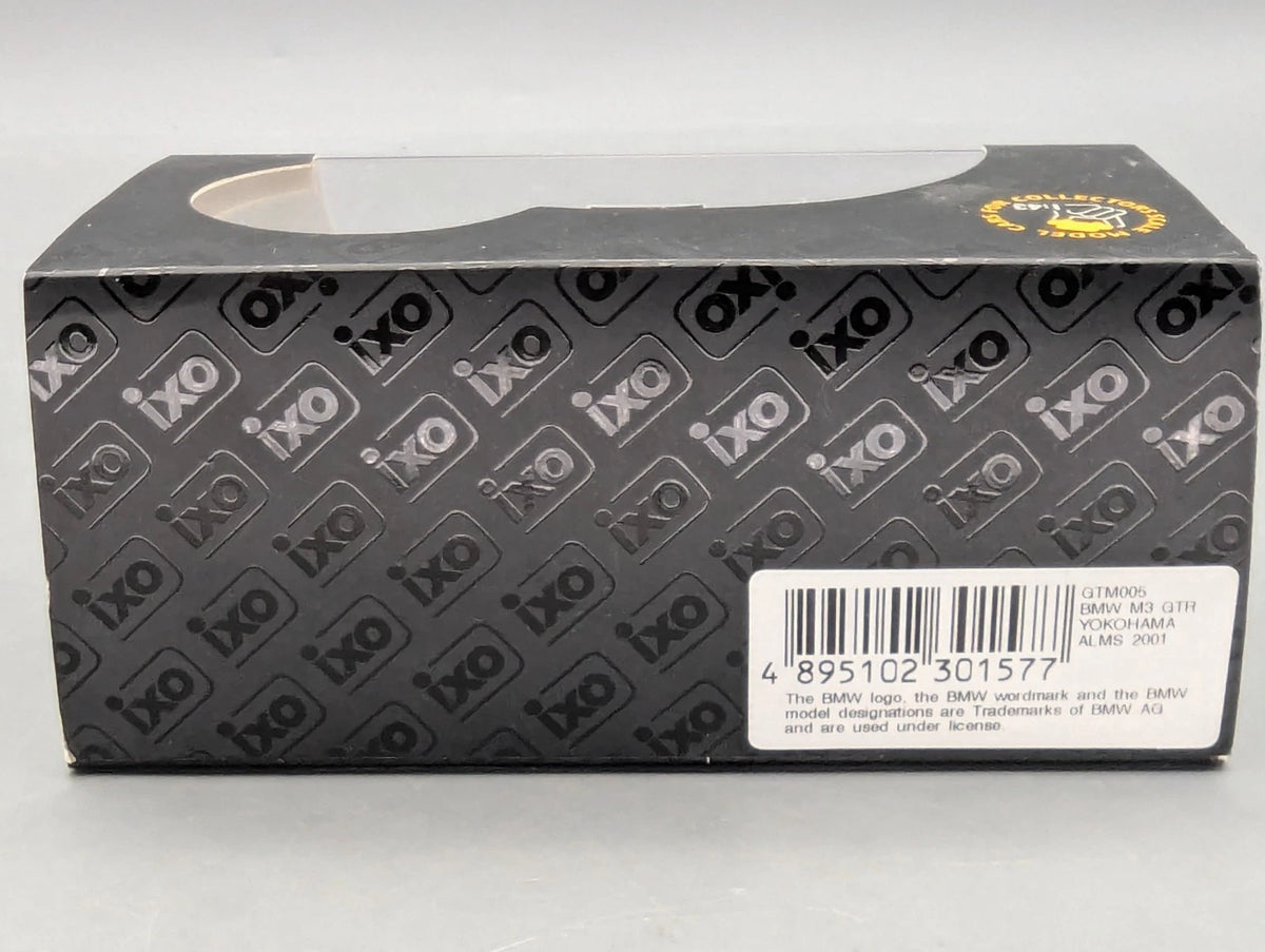 Modellautos 1:43 IXO BMW M3 GTR V8 ALMS 2001 #10 Jonsson Auberlen mit OVP