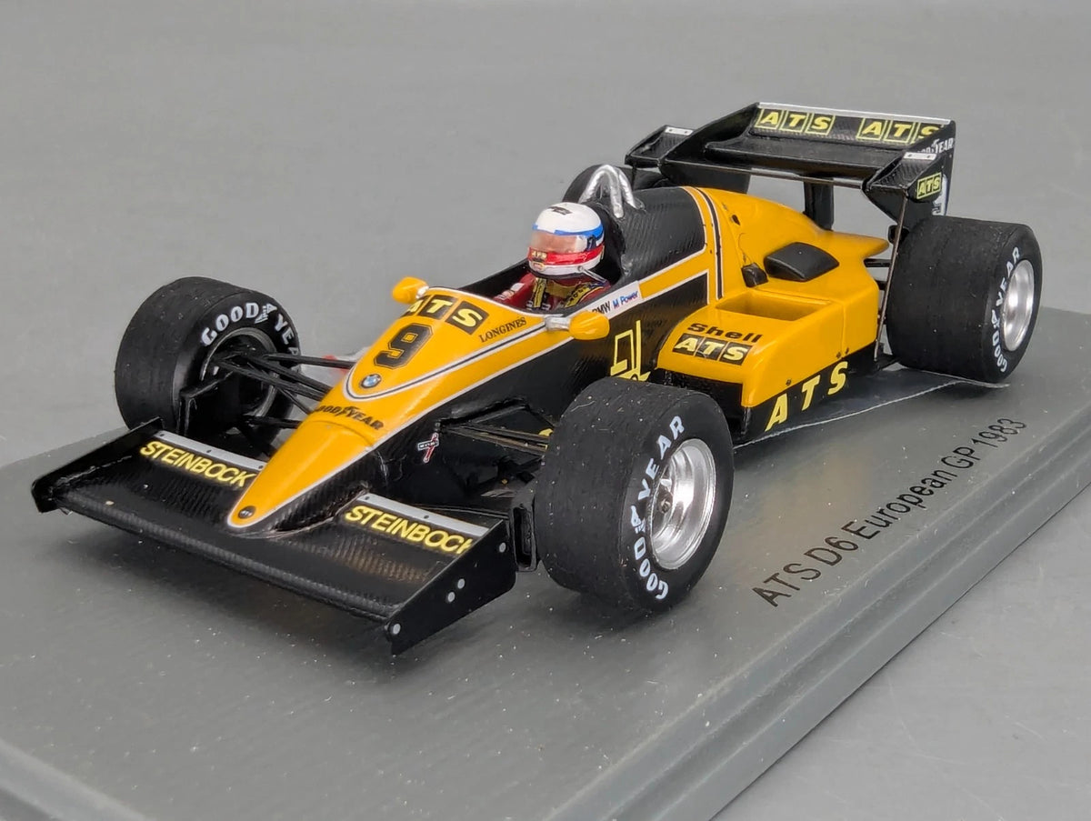 Modellautos 1:43 Spark S3922 ATS D6 European GP 1983 #9 M. Winkelhock OVP