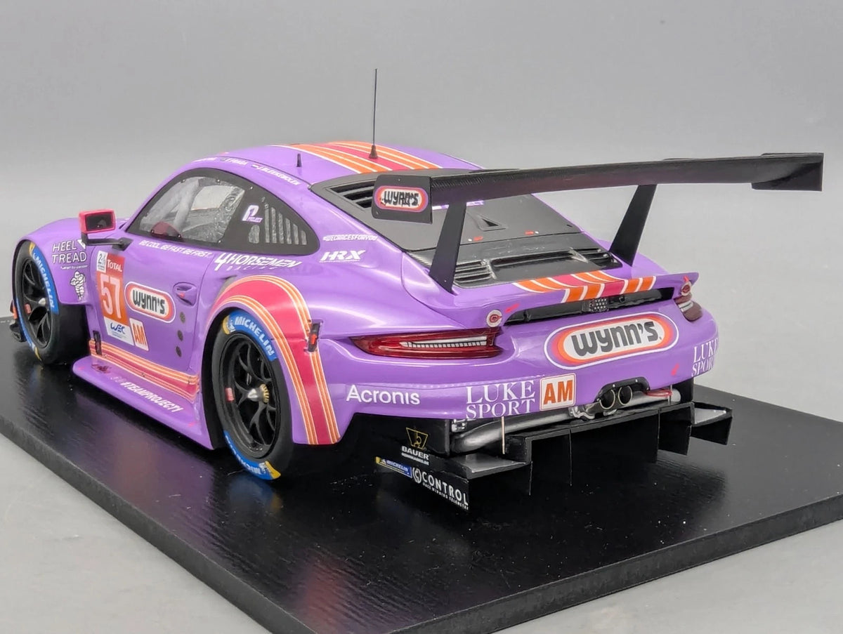 Modellautos 1:18 Spark Porsche 911 RSR 24h Le Mans 2020 #57 mit OVP