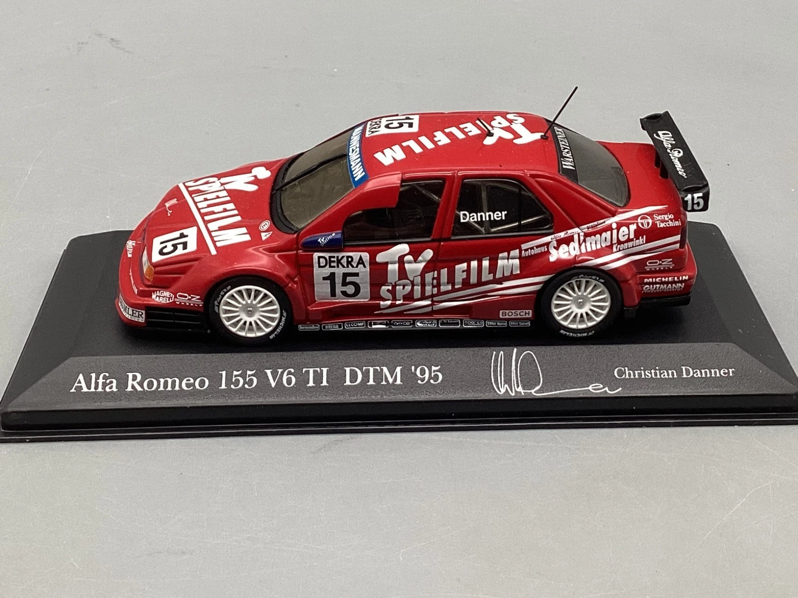 Modellautos 1:43 Minichamps Alfa Romeo 155 V6  DTM 1995 Danner #15 mit OVP