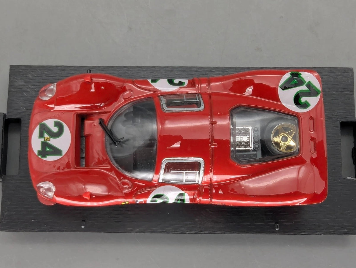 Modellautos 1:43 Brumm Ferrari 330 P4 Coupe Zweiter Daytona 1967 #24 mit OVP