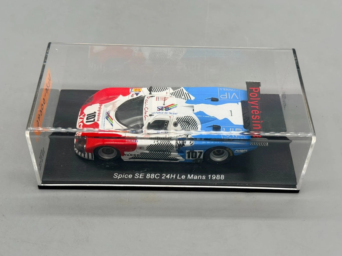 Modellautos 1:43 Spark Spice SE 88C - 24h Le Mans 1988 #107 + OVP