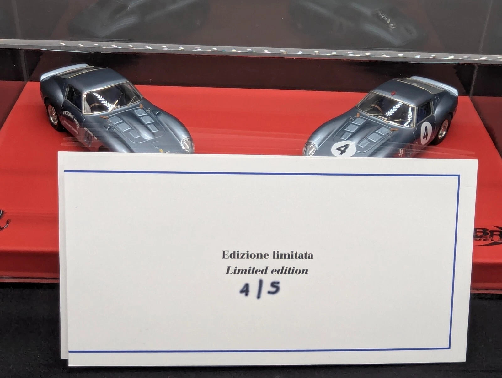 Modellautos 1:43 BBR  Ferrari 250 GTO Set 2-tlg. Limitiert 4/5 mit OVP