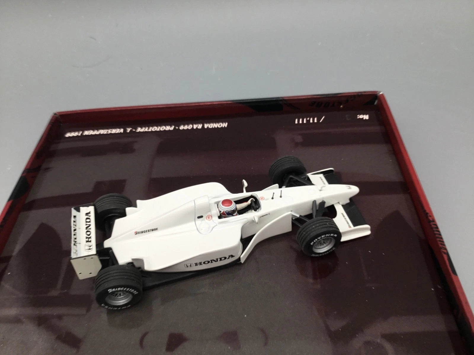 Modellautos 1:43 Minichamps Honda RA 099 Prototype J. Verstappen 1999 mit OVP