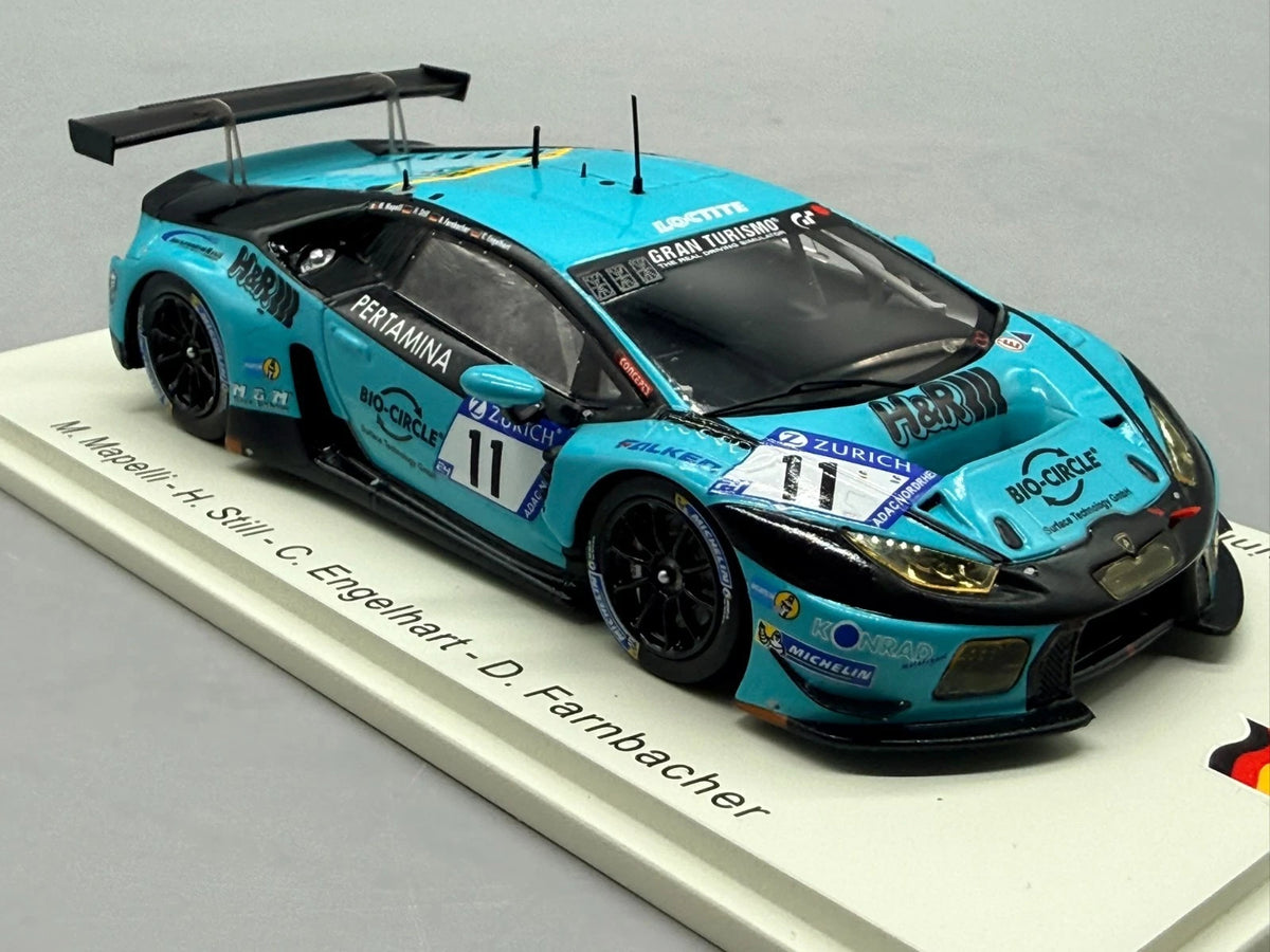 Modellautos 1:43 Spark Lamborghini Huracan GT3 24h Nürburgring 2017 mit OVP