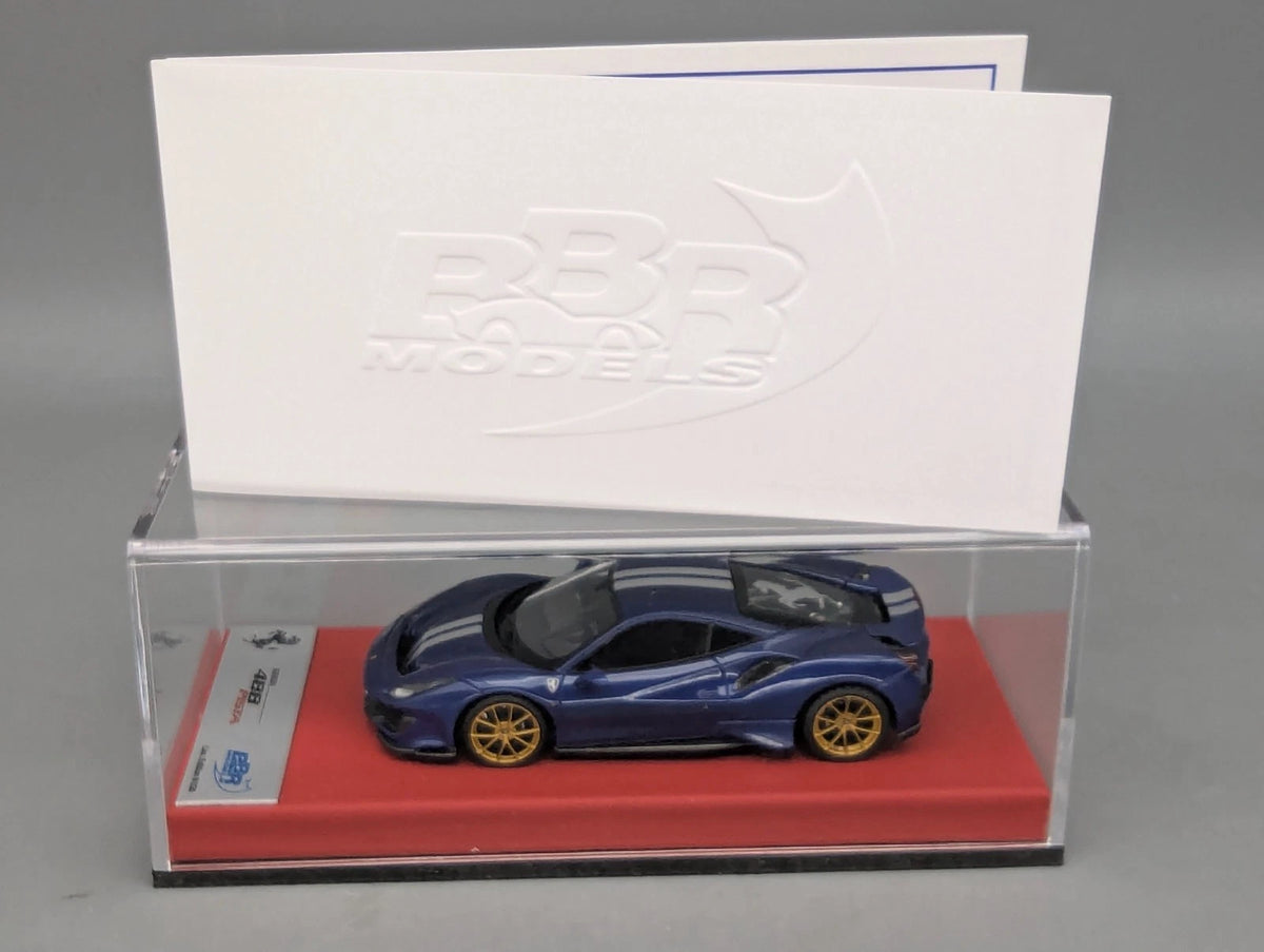 Modellautos 1:43 BBR Concept43 Ferrari 488 Pista LHD Garage Leirer CH 01/20 OVP