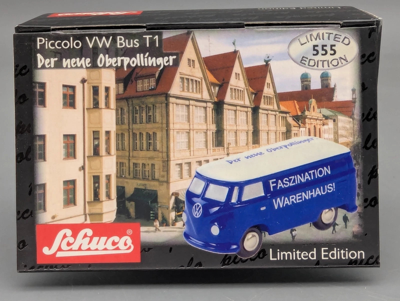Modellautos 1:90 Schuco Piccolo Volkswagen VW Bus T1 Der neue Oberpollinger OVP