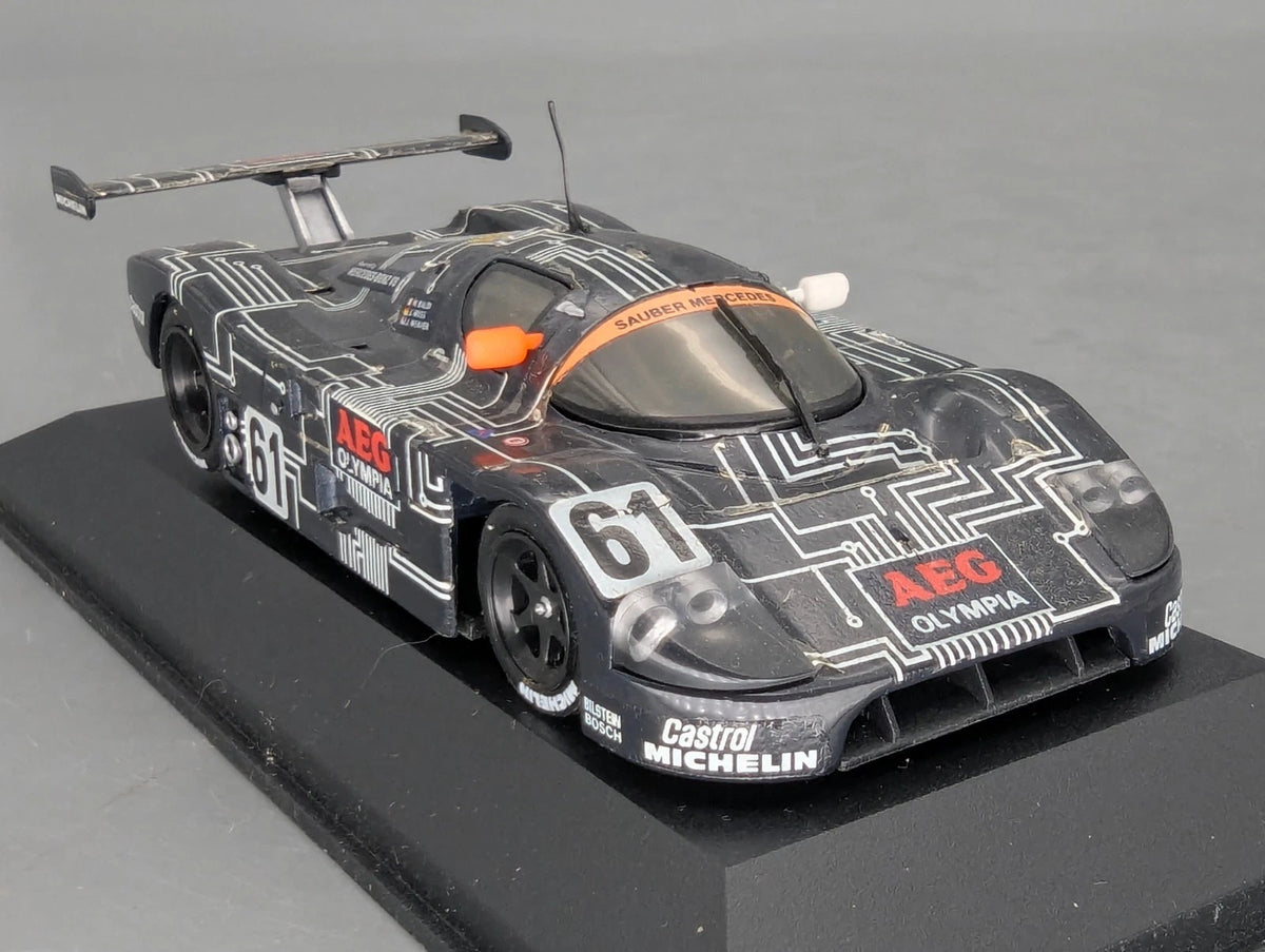 Modellautos 1:43 Max Models Sauber Mercedes C9 Kouros LM 1987 #61 mit OVP