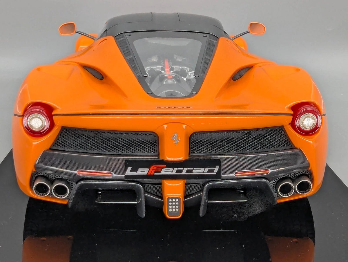 Modellautos 1:12 BBR Ferrari LaFerrari Honda Orange Gloss Black Roof L 07/10 OVP