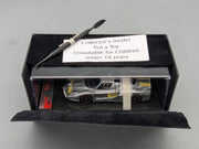 Modellautos 1:43 MR Ferrari FXX mit Open Door Funktion 55/100 Silber mit OVP