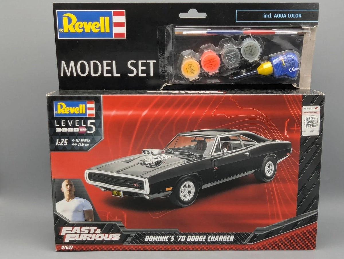 Modellautos Bausatz 1:25 Revell 07693 Fast & Furious Dodge Charger 1970 mit OVP