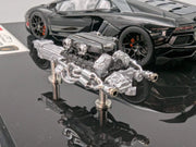 Eidolon Make Up 1:43 Lamborghini Aventador LP760-2 Engine Set Oakley Black OVP
