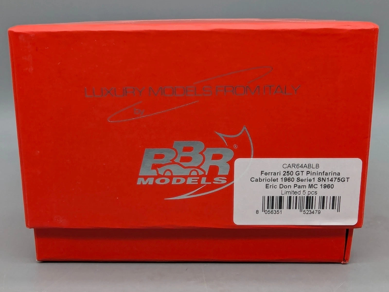 Modellautos 1:43 BBR Ferrari 250 GT Pininfarina Serie 1 Cabriolet 1/5 Stück OVP
