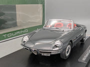 Modellautos 1:18 Touring Modelcars Alfa Romeo Duetto Spider 1966 Grau mit OVP