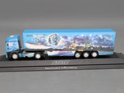 Lkw Modell 1:87 Herpa Iveco Eurotech Koffersattelzug Deutz Stute mit Vitrine