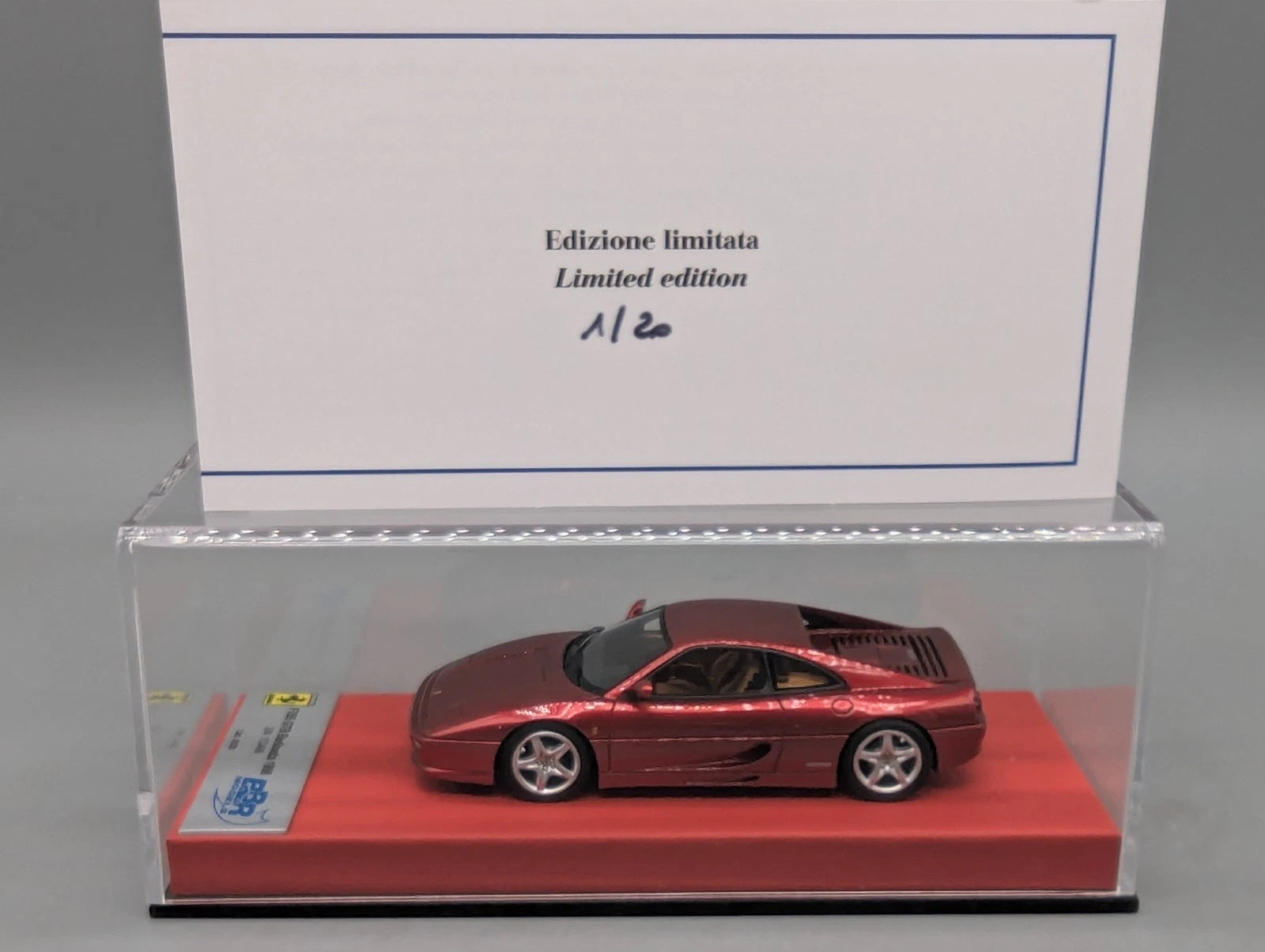 Modellautos 1:43 BBR Concept43 Ferrari 355 GTB Berlinetta 1998 01/20 in OVP