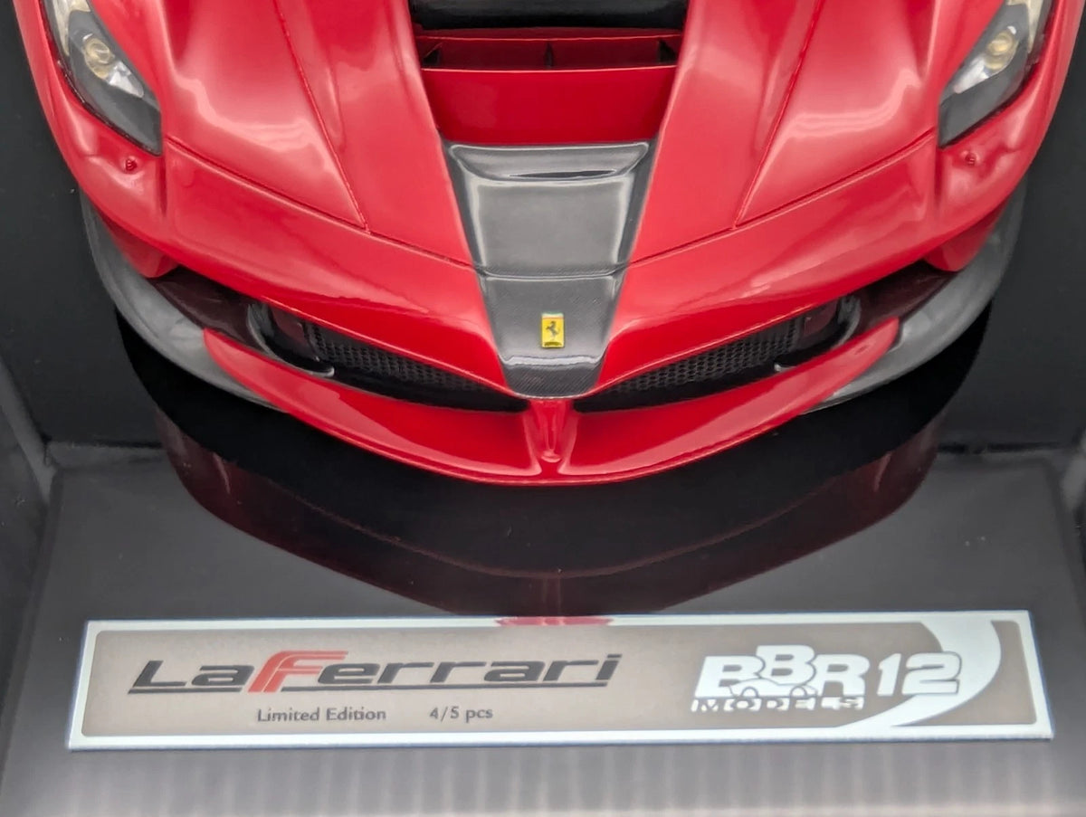 Modellautos 1:12 BBR Ferrari LaFerrari 2013 F1 2008 Met Red Ltd 04/05 Stück OVP