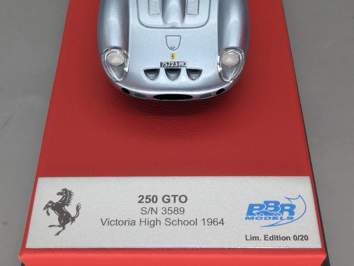 Modellautos 1:43 BBR Ferrari 250 GTO Victoria High School 1964 Ltd 00/20 mit OVP
