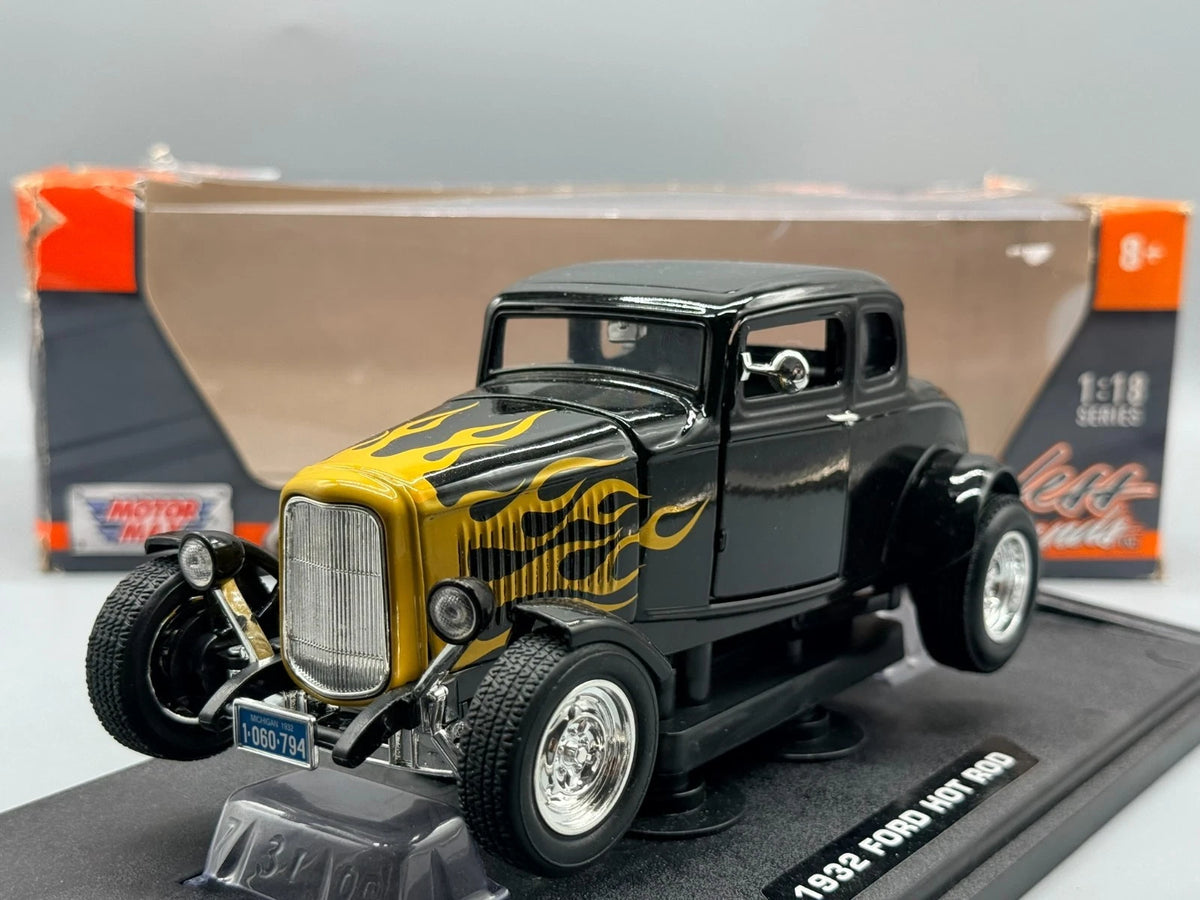 Modellautos 1:18 Motor Max Ford Hot Rod 1932 Schwarz mit OVP