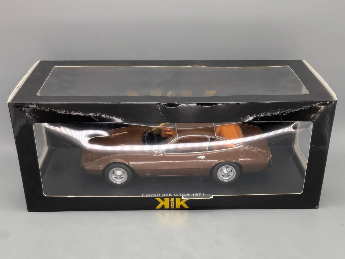 Modellautos 1:18 KK-Scale Ferrari 365 GTC4 1971 Braun Metallic mit OVP