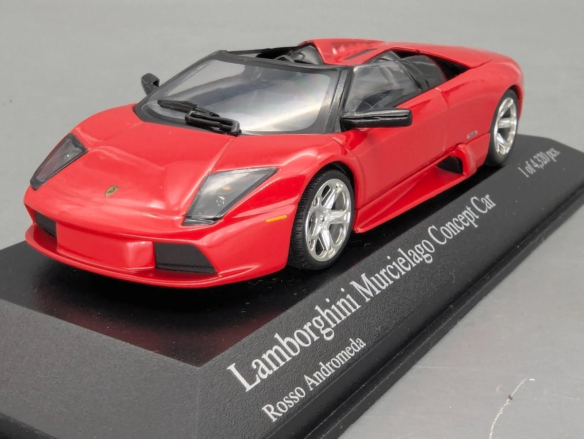 Modellautos 1:43 Minichamps Lamborghini Murcielago Concept Car 2004 Rosso OVP