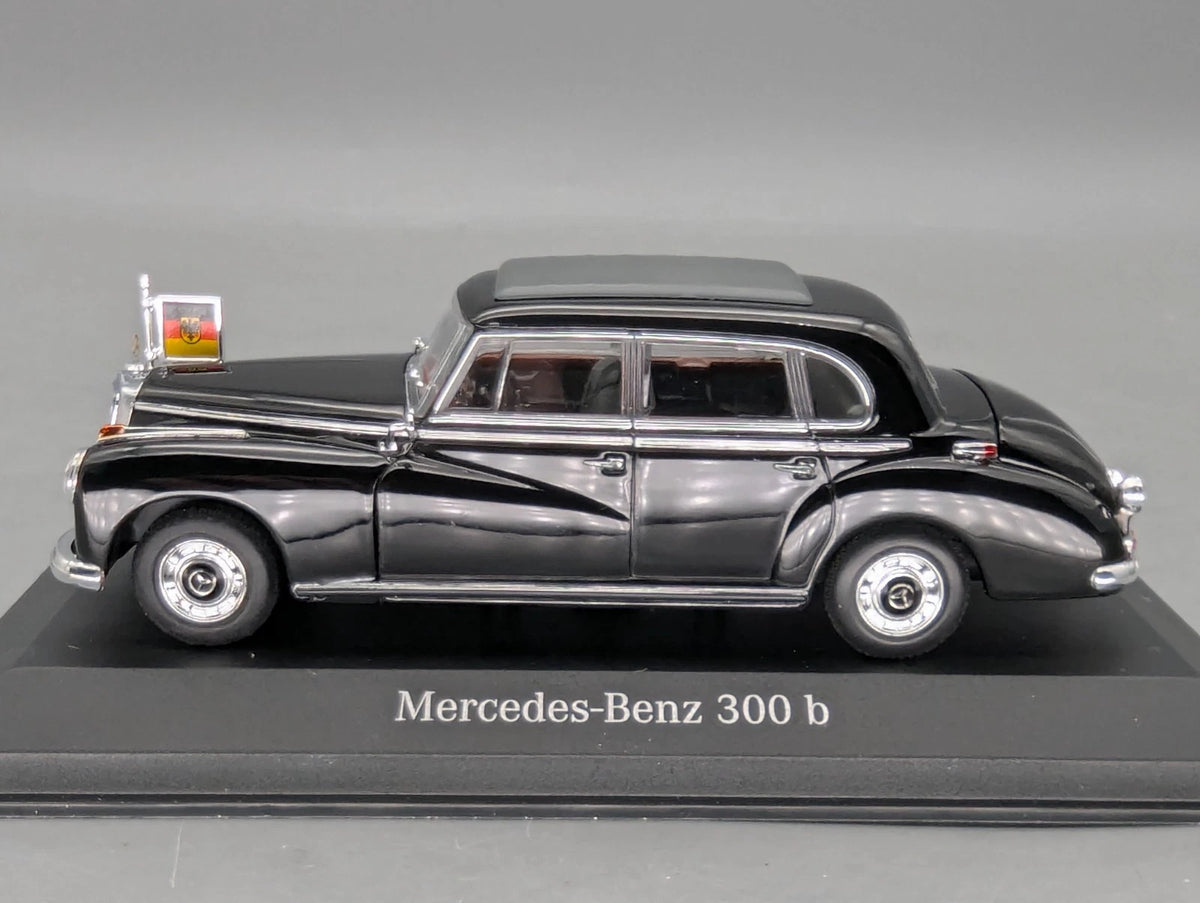Modellautos 1:43 Minichamps Mercedes Benz 300 b Konrad Adenauer mit Dealer OVP