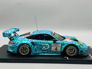 Modellautos 1:18 Ixo Porsche 911 GT3 R VLN 7 Nürburgring 2018 #4 mit OVP