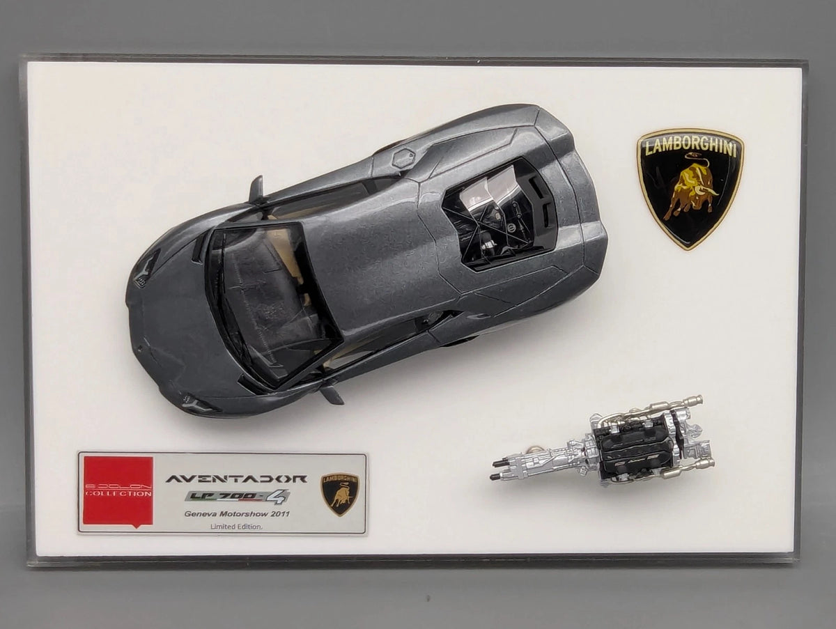 Eidolon Make Up 1:43 Lamborghini Aventador LP700-4 2011 Engine Set Grau Met. OVP