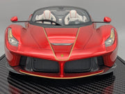 Modellautos 1:12 BBR Ferrari LaFerrari Aperta Met. Red UNIKAT 01/01 Vitrine OVP