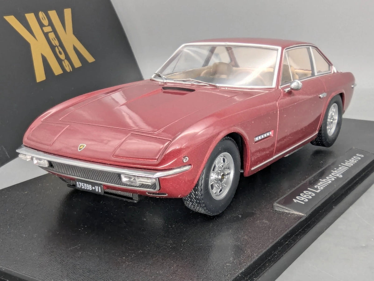 Modellautos 1:18 KK-Scale Lamborghini Islero S 1969 Rot mit OVP