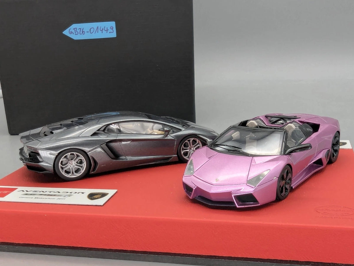 Eidolon Make Up 1:43 Lamborghini 50 Anniv. 2tlg Set Reventon Rd. + Aventador OVP