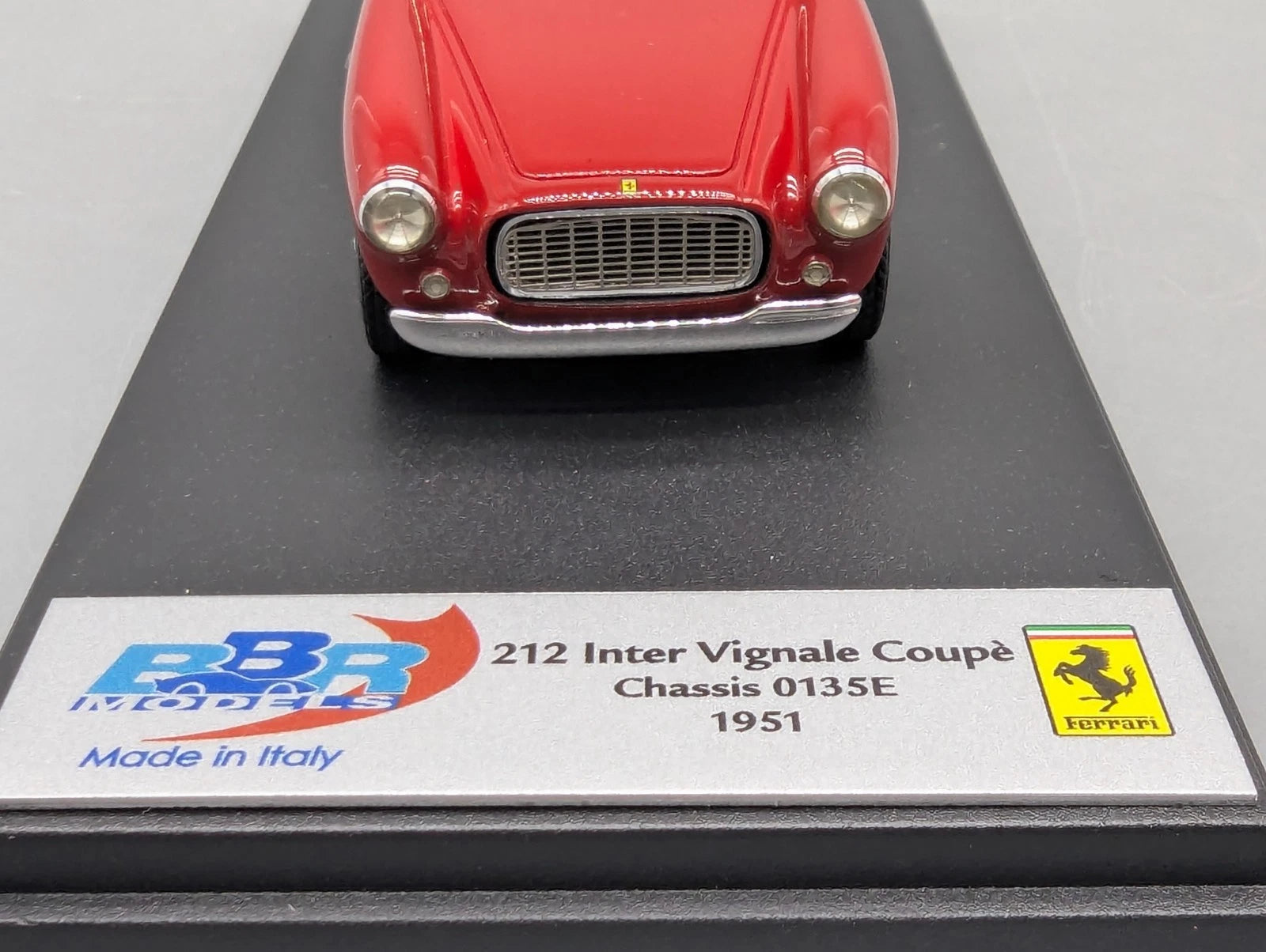 Modellautos 1:43 BBR Ferrari 212 Inter Vignale Coupe 1951 Dark Red #0135E in OVP