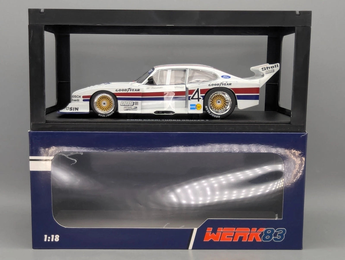 Modellautos 1:18 Werk83 Ford Capri Turbo Gr.5 DRM 1982 #4 Lili Reisenbichler OVP