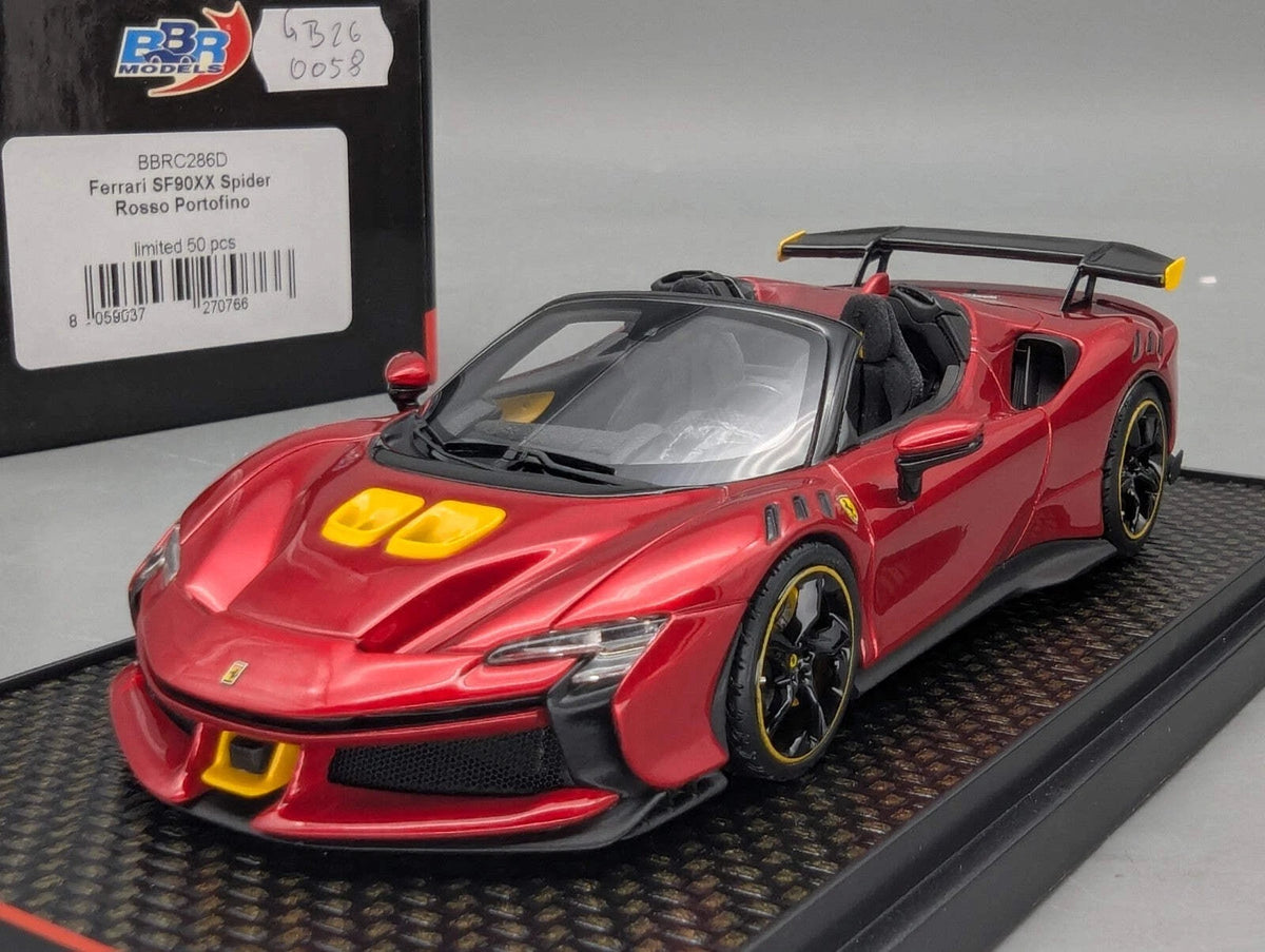 Modellautos 1:43 BBR Concept43 Ferrari SF90 XX Spider Ltd 07/50 Rosso mit OVP