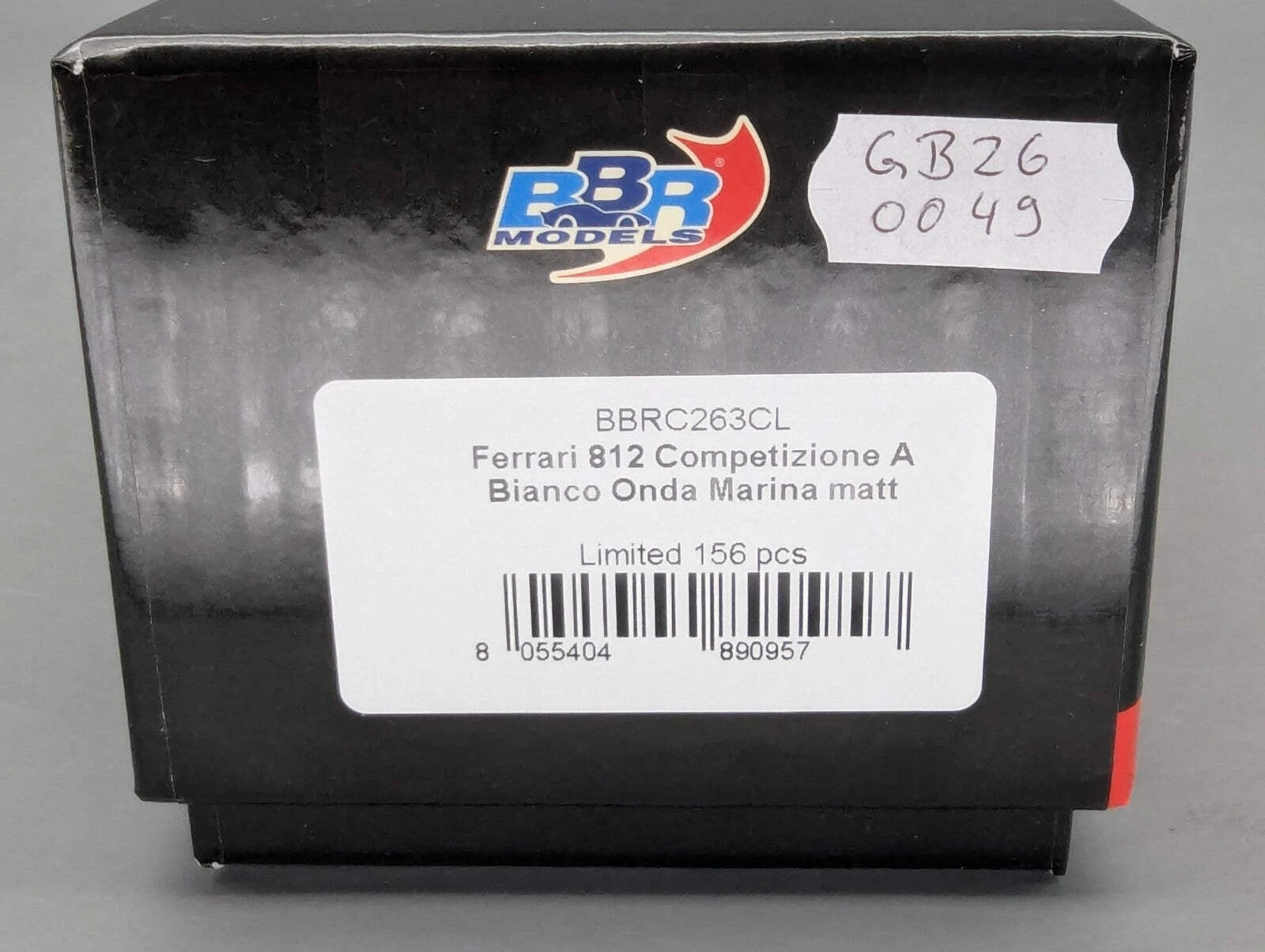 Modellautos 1:43 BBR Concept43 Ferrari 812 Competizione Aperta Weiß 091/156 OVP