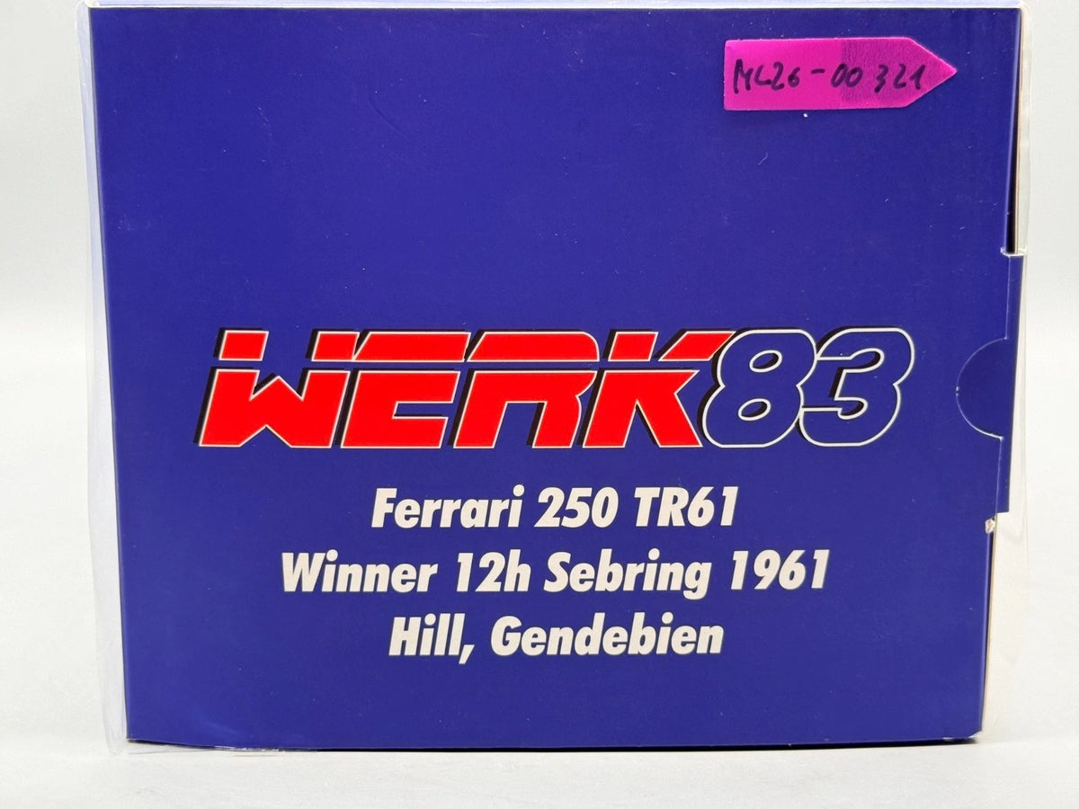 Modellautos 1:18 Werk83 Ferrari 250 TR61 Winner 12h Sebring 1961 #14 mit OVP