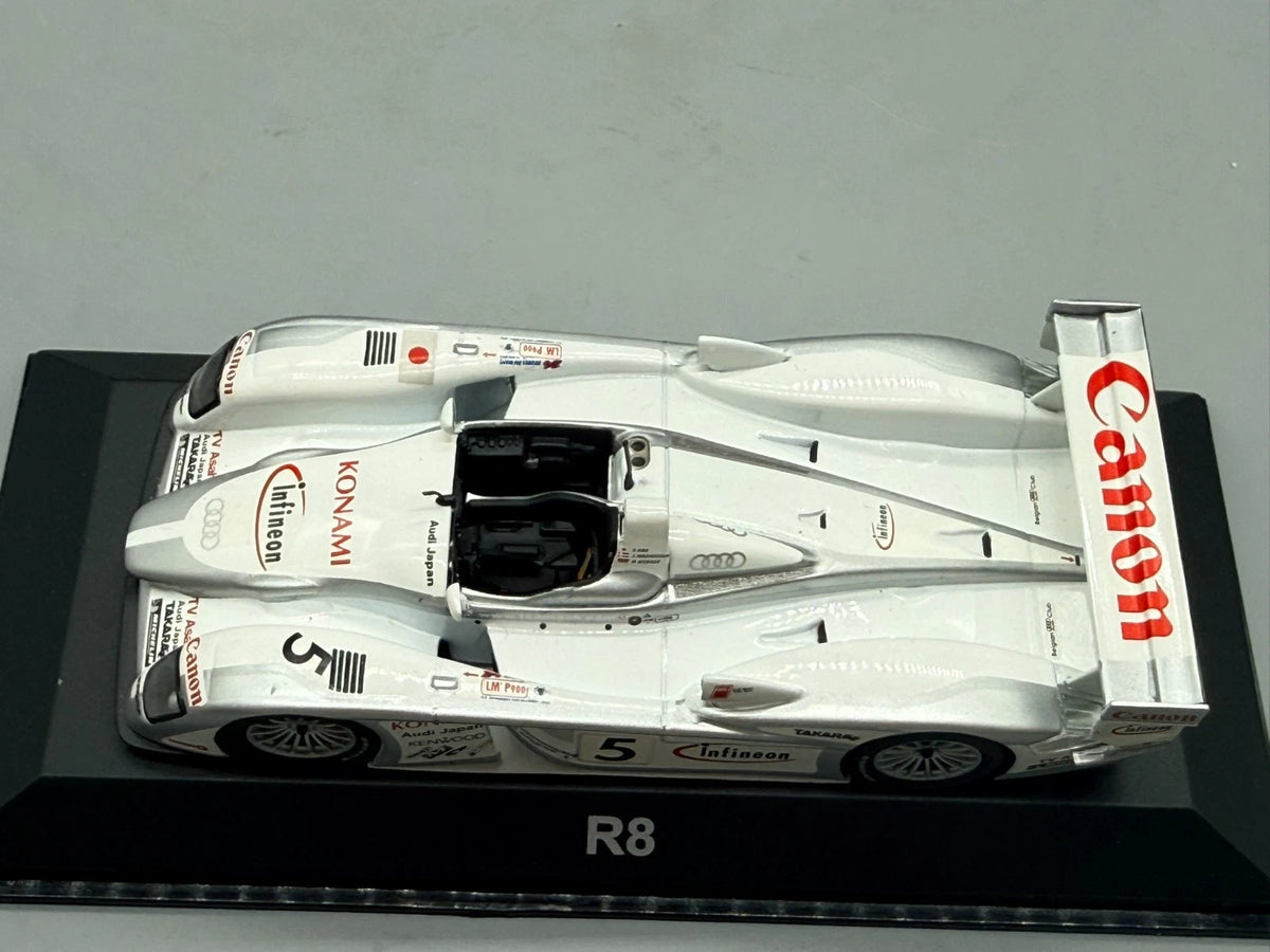 Modellautos 1:43 Minichamps Audi R8 Le Mans 24h 2003 #5 mit OVP