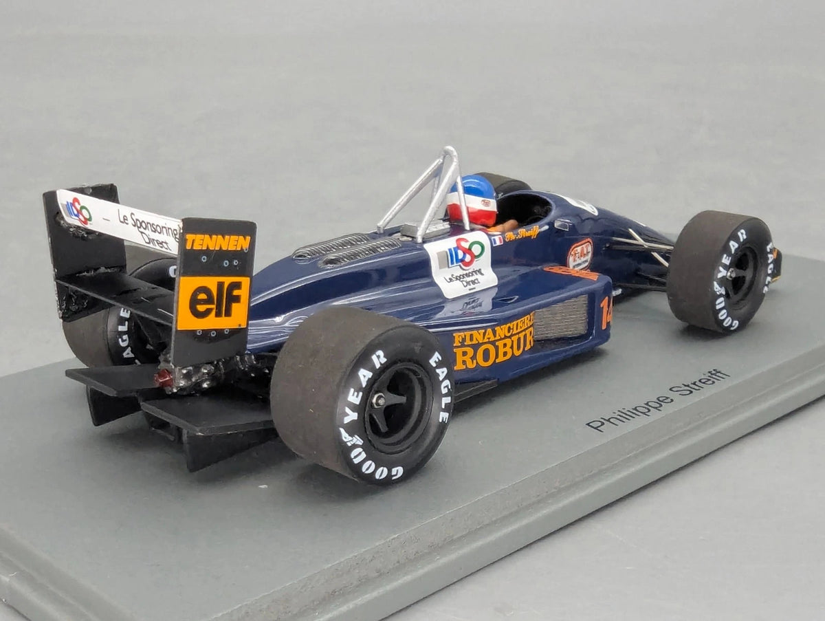 Modellautos 1:43 Spark S7246 AGS JH23 Belgium GP 1988 #14  P. Streiff OVP