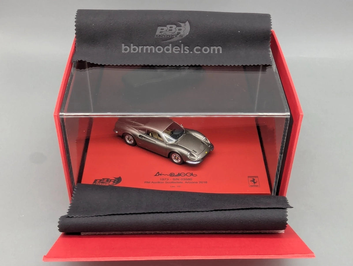 Modellautos 1:43 BBR Ferrari 246 GT Dino 1973 RM Auction 2016 01/05 mit OVP