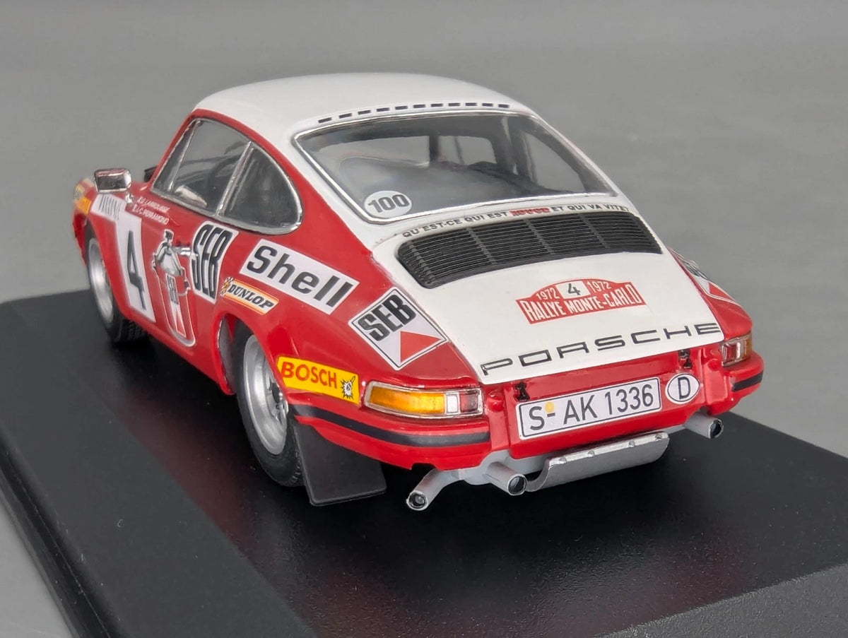 Modellautos 1:43 Minichamps Porsche 911 S SEB Rallye Monte Carlo 1972 #4 mit OVP
